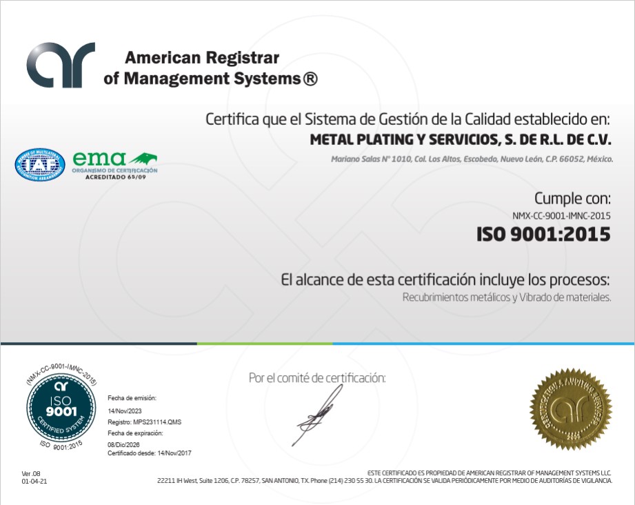 ISO 9001:2015